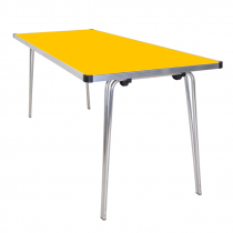 Laminate Folding Table | 635 x 1830 x 760mm | 6ft x 2ft 6" | Yellow | GOPAK Contour25