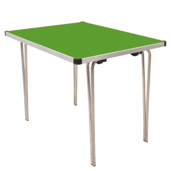 Laminate Folding Table | 508 x 915 x 685mm | 3ft x 2ft 3" | Acid Green | GOPAK Contour25