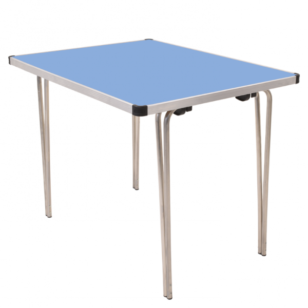 Laminate Folding Table | 635 x 915 x 610mm | 3ft x 2ft | Pastel Blue | GOPAK Contour25
