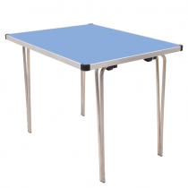 Laminate Folding Table | 508 x 915 x 760mm | 3ft x 2ft 6″ | Pastel Blue | GOPAK Contour25