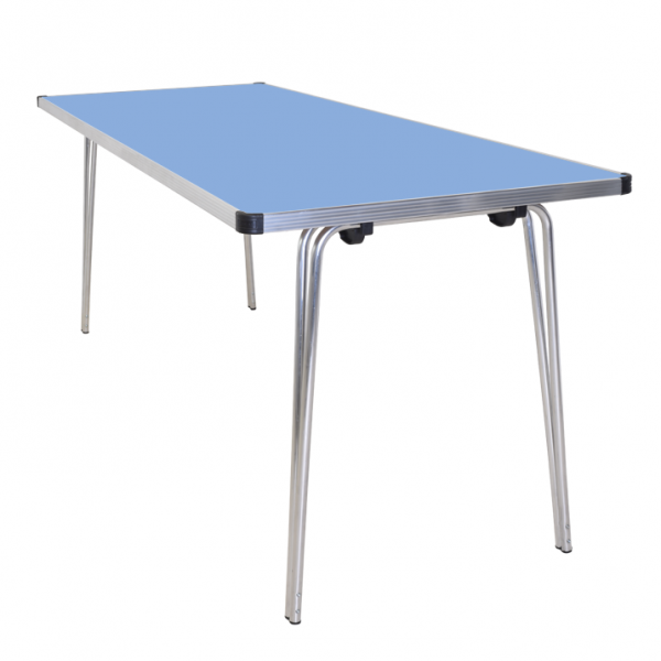 Laminate Folding Table | 508 x 1520 x 610mm | 5ft x 2ft | Pastel Blue | GOPAK Contour25