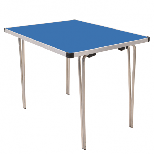 Laminate Folding Table | 700 x 915 x 610mm | 3ft x 2ft | Azure | GOPAK Contour25