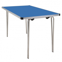 Laminate Folding Table | 508 x 1220 x 610mm | 4ft x 2ft | Azure | GOPAK Contour25