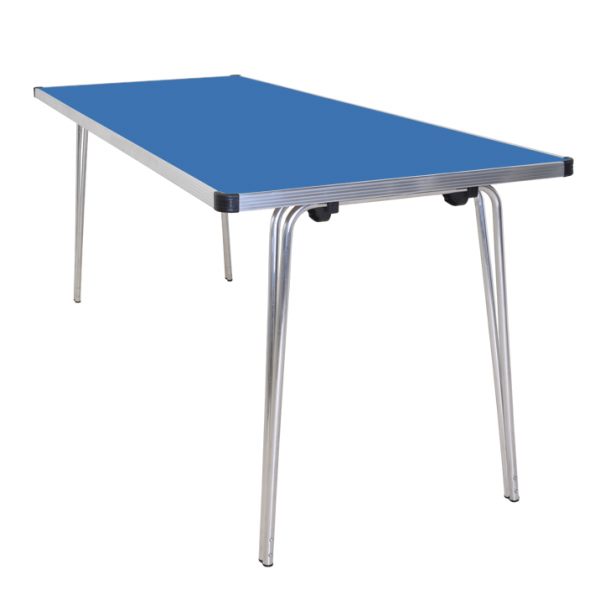 Laminate Folding Table | 584 x 1520 x 685mm | 5ft x 2ft 3" | Azure | GOPAK Contour25