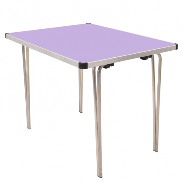 Laminate Folding Table | 546 x 915 x 685mm | 3ft x 2ft 3" | Lilac | GOPAK Contour25