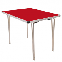 Laminate Folding Table | 635 x 915 x 685mm | 3ft x 2ft 3″ | Poppy Red | GOPAK Contour25