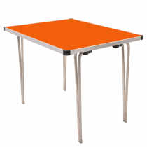 Laminate Folding Table | 546 x 915 x 610mm | 3ft x 2ft | Orange | GOPAK Contour25
