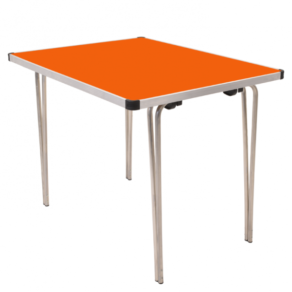 Laminate Folding Table | 584 x 915 x 760mm | 3ft x 2ft 6" | Orange | GOPAK Contour25