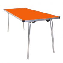 Laminate Folding Table | 700 x 1830 x 480mm | 6ft x 1ft 6" | Orange | GOPAK Contour25