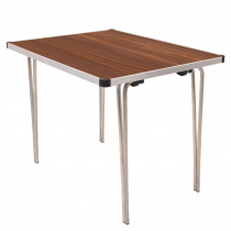 Laminate Folding Table | 584 x 915 x 610mm | 3ft x 2ft | Teak | GOPAK Contour25