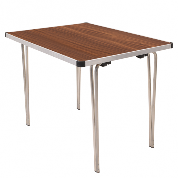 Laminate Folding Table | 546 x 915 x 685mm | 3ft x 2ft 3" | Teak | GOPAK Contour25