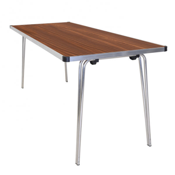 Laminate Folding Table | 584 x 1520 x 610mm | 5ft x 2ft | Teak | GOPAK Contour25