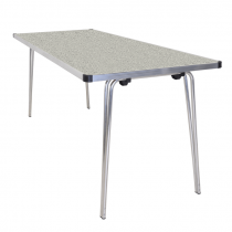 Laminate Folding Table | 546 x 1830 x 480mm | 6ft x 1ft 6″ | Snow Grit | GOPAK Contour25