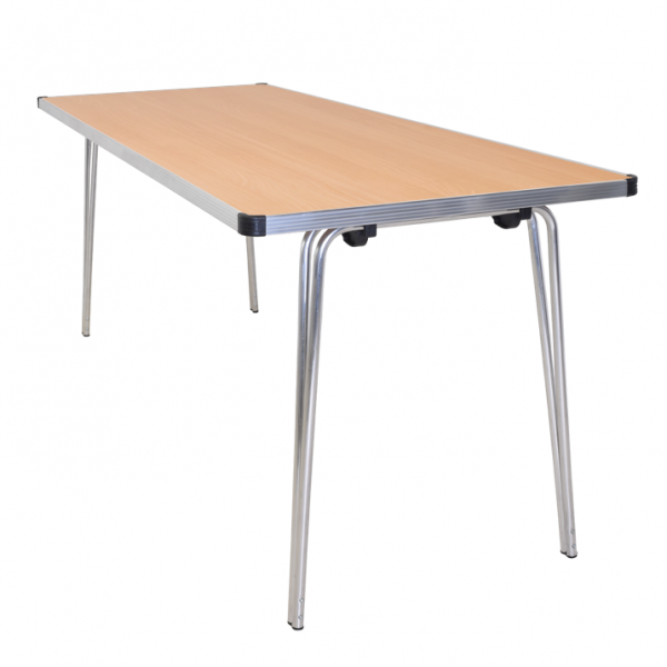 Laminate Folding Table | 635 x 1520 x 685mm | 5ft x 2ft 3" | Beech | GOPAK Contour25