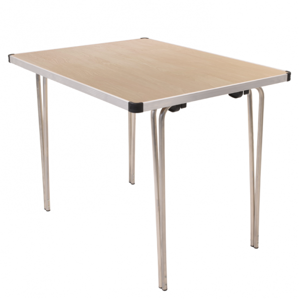 Laminate Folding Table | 584 x 915 x 610mm | 3ft x 2ft | Maple | GOPAK Contour25