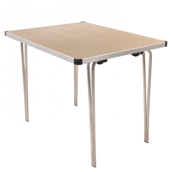 Laminate Folding Table | 508 x 915 x 685mm | 3ft x 2ft 3" | Maple | GOPAK Contour25