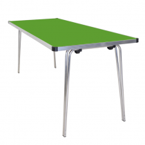 Laminate Folding Table | 546 x 1520 x 760mm | 5ft x 2ft 6″ | Pea Green | GOPAK Contour25