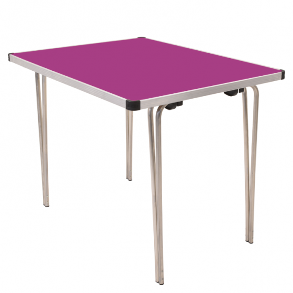 Laminate Folding Table | 546 x 915 x 685mm | 3ft x 2ft 3" | Fuchsia | GOPAK Contour25