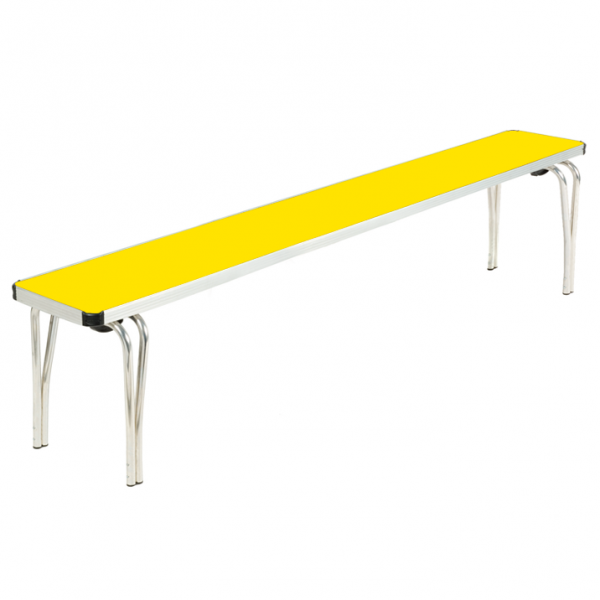 Laminate Stacking Bench | 432 x 1830 x 254mm | 6ft | Yellow | GOPAK Contour25