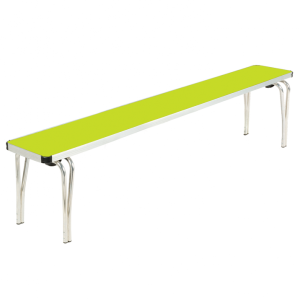 Laminate Stacking Bench | 483 x 1830 x 254mm | 6ft | Acid Green | GOPAK Contour25