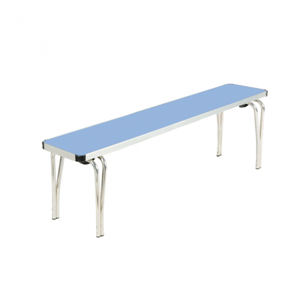 Laminate Stacking Bench | 483 x 1220 x 254mm | 4ft | Pastel Blue | GOPAK Contour25