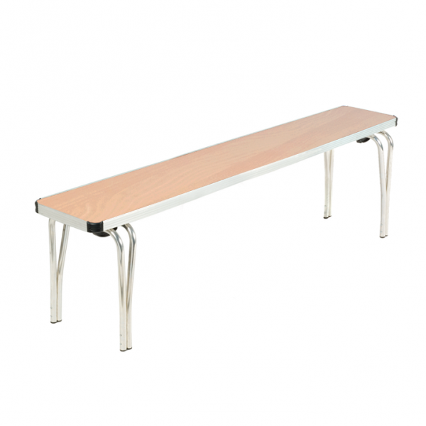 Laminate Stacking Bench | 381 x 1520 x 254mm | 5ft | Beech | GOPAK Contour25