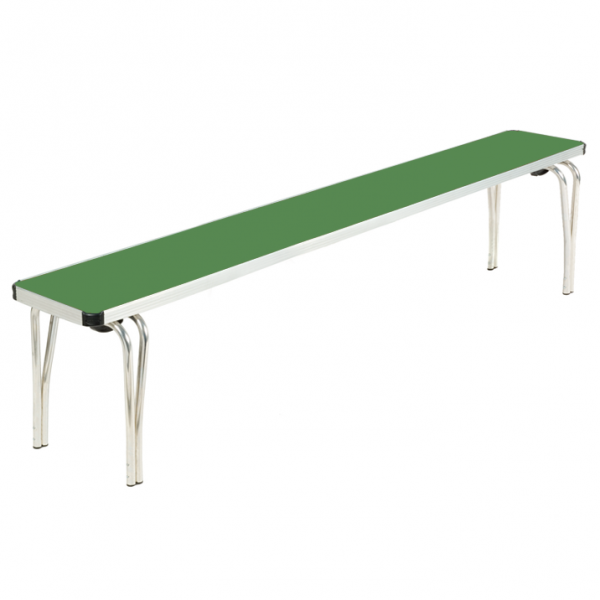 Laminate Stacking Bench | 483 x 1830 x 254mm | 6ft | Pea Green | GOPAK Contour25