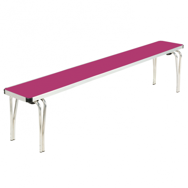 Laminate Stacking Bench | 381 x 1830 x 254mm | 6ft | Fuchsia | GOPAK Contour25