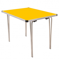 Laminate Folding Table | 700 x 915 x 685mm | 3ft x 2ft 3" | Yellow | GOPAK Contour25 Plus