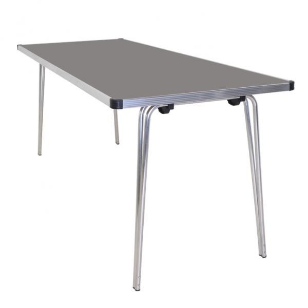 Laminate Folding Table | 700 x 1830 x 685mm | 6ft x 2ft 3" | Storm | GOPAK Contour25 Plus