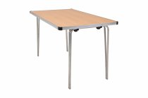 Laminate Folding Table | 700 x 1220 x 610mm | 4ft x 2ft | Beech | GOPAK Contour25 Plus