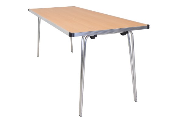 Laminate Folding Table | 700 x 1830 x 685mm | 6ft x 2ft 3" | Beech | GOPAK Contour25 Plus