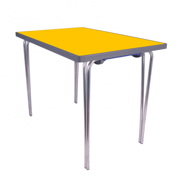 Premier Folding Table | 546 x 915 x 760mm | 3ft x 2ft 6" | Yellow | GOPAK