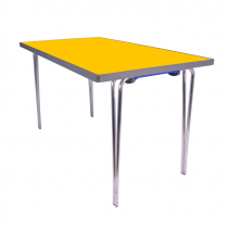 Premier Folding Table | 584 x 1220 x 610mm | 4ft x 2ft | Yellow | GOPAK