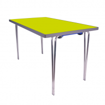 Premier Folding Table | 700 x 1220 x 610mm | 4ft x 2ft | Acid Green | GOPAK