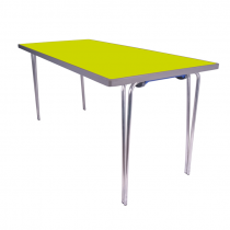 Premier Folding Table | 546 x 1520 x 610mm | 5ft x 2ft | Acid Green | GOPAK