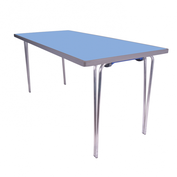 Premier Folding Table | 508 x 1520 x 685mm | 5ft x 2ft 3" | Pastel Blue | GOPAK