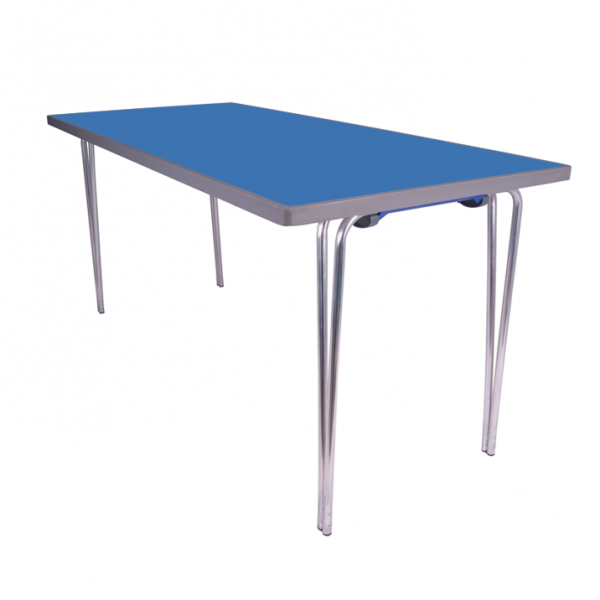 Premier Folding Table | 700 x 1520 x 610mm | 5ft x 2ft | Azure | GOPAK