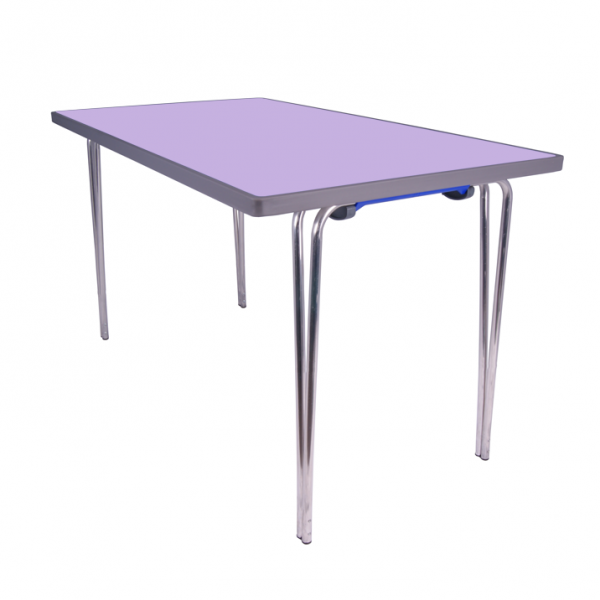 Premier Folding Table | 700 x 1220 x 610mm | 4ft x 2ft | Lilac | GOPAK