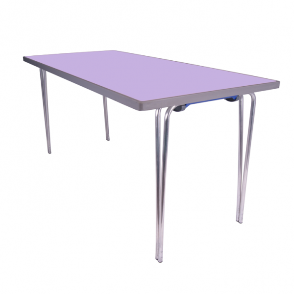 Premier Folding Table | 700 x 1520 x 610mm | 5ft x 2ft | Lilac | GOPAK