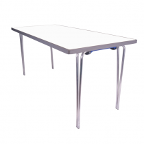 Premier Folding Table | 760 x 1520 x 685mm | 5ft x 2ft 3″ | White | GOPAK