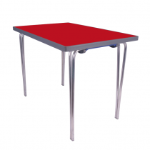 Premier Folding Table | 508 x 915 x 760mm | 3ft x 2ft 6″ | Poppy Red | GOPAK