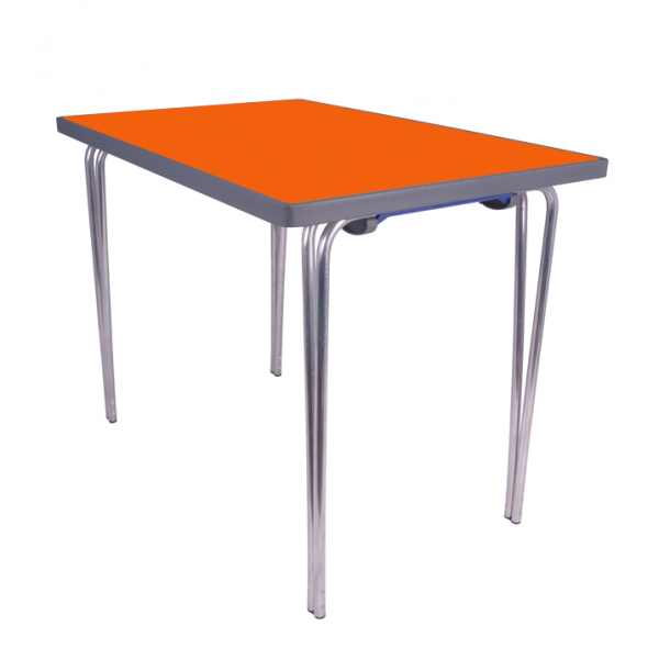 Premier Folding Table | 508 x 915 x 610mm | 3ft x 2ft | Orange | GOPAK