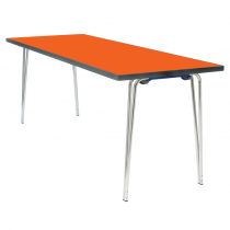 Premier Folding Table | 546 x 1830 x 610mm | 6ft x 2ft | Orange | GOPAK