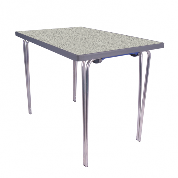 Premier Folding Table | 700 x 915 x 610mm | 3ft x 2ft | Snow Grit | GOPAK