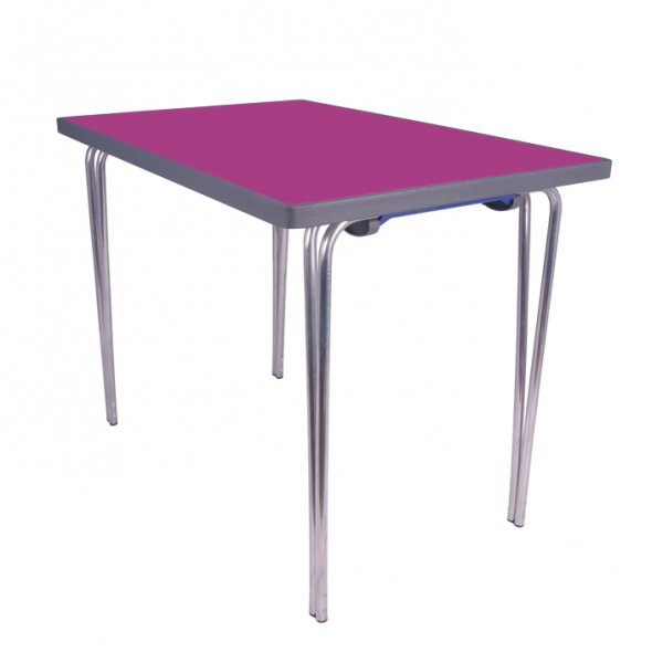 Premier Folding Table | 546 x 915 x 610mm | 3ft x 2ft | Fuchsia | GOPAK