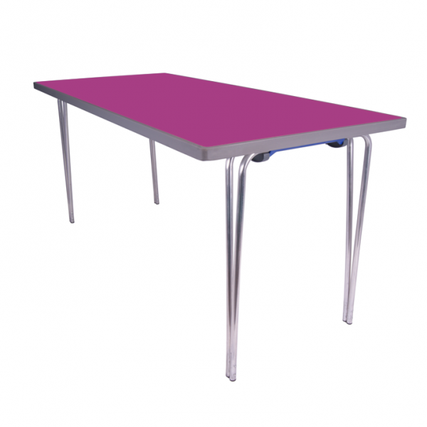 Premier Folding Table | 508 x 1520 x 610mm | 5ft x 2ft | Fuchsia | GOPAK