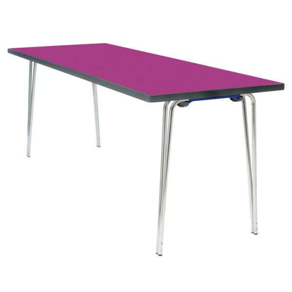 Premier Folding Table | 508 x 1830 x 610mm | 6ft x 2ft | Fuchsia | GOPAK