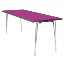 Premier Folding Table | 584 x 1830 x 610mm | 6ft x 2ft | Fuchsia | GOPAK
