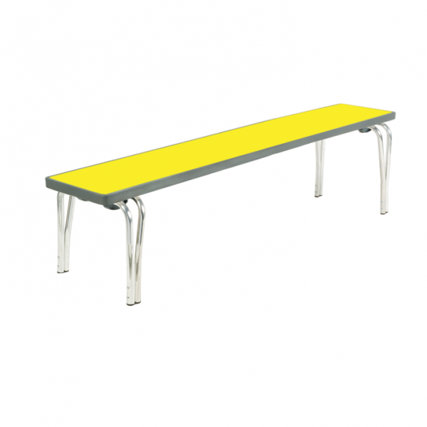 Premier Stacking Bench | 381 x 1520 x 254mm | 5ft | Yellow | GOPAK